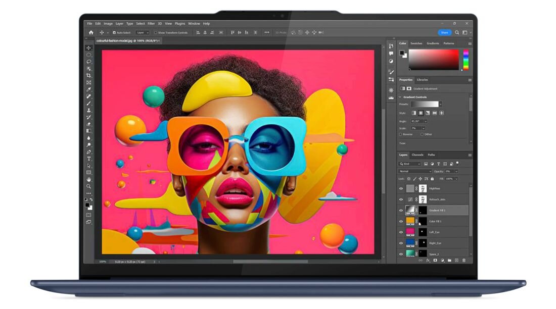 Laptop LENOVO Yoga Slim 7 - PureSight OLED 100% pokrycia przestrzeni barw sRGB/P3