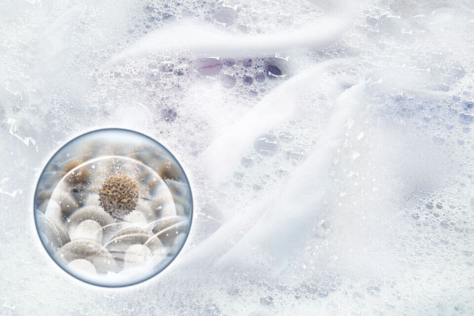 łatwo pozbędziesz się trudnych plam, gdy aktywujesz funkcję Aktywnej piany