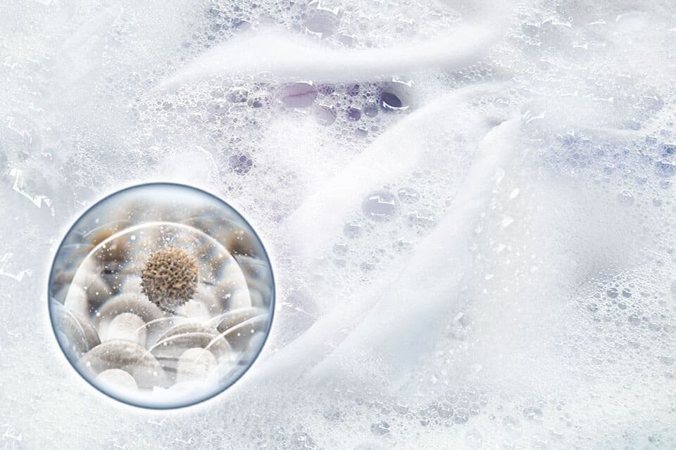 łatwo pozbędziesz się trudnych plam, gdy aktywujesz funkcję Aktywnej piany