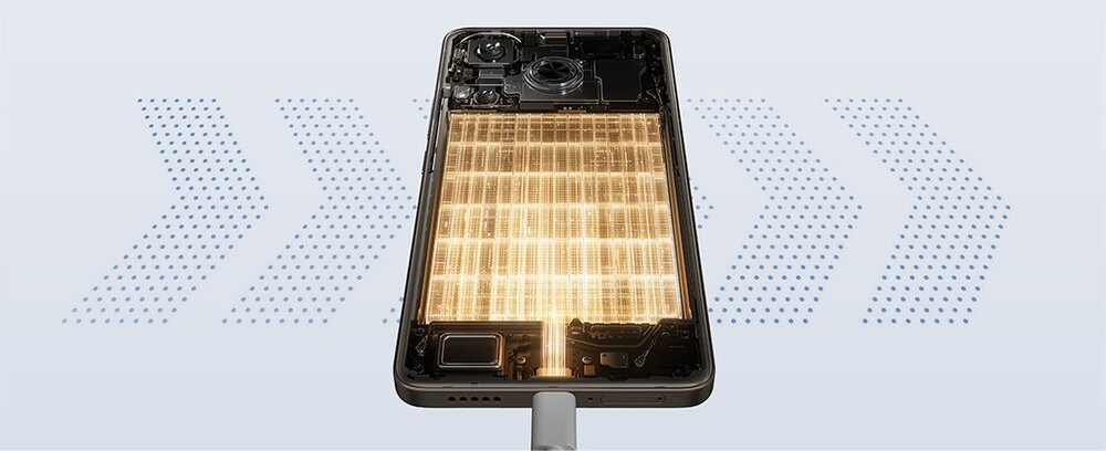 Smartfon XIAOMI Poco F6 ładowanie