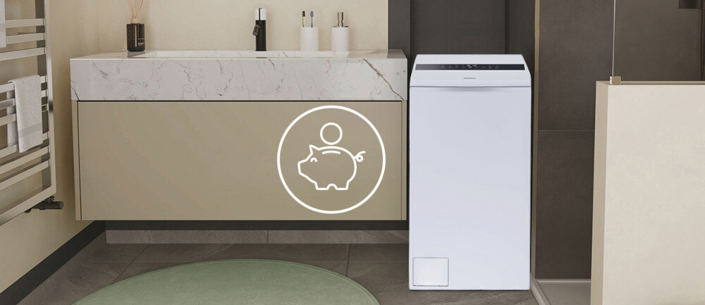 PRALKA HAIER HW90-BPD13386U-S Sztuczna inteligencja AI dopasowanie cyklu oszczędności woda prąd Automatyka wagowa