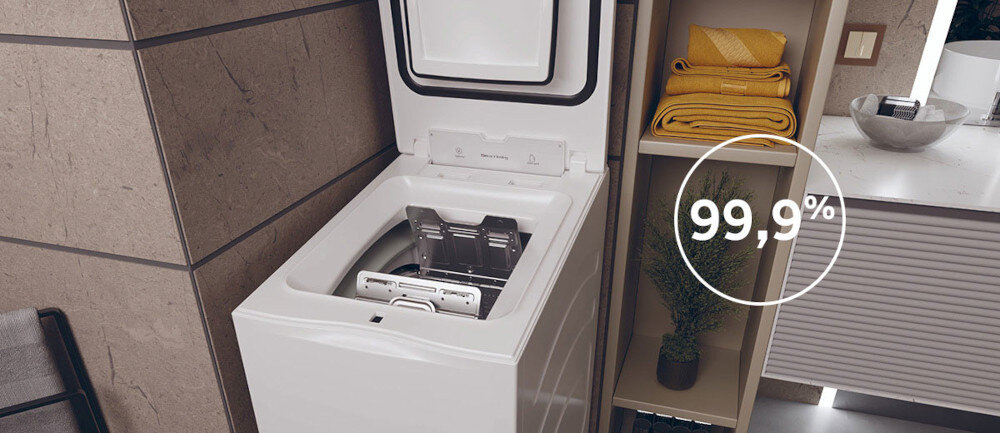 PRALKA HAIER HW90-BPD13386U-S system antybakteryjny skuteczna ochrona eliminacja alergenów świeżość higiena