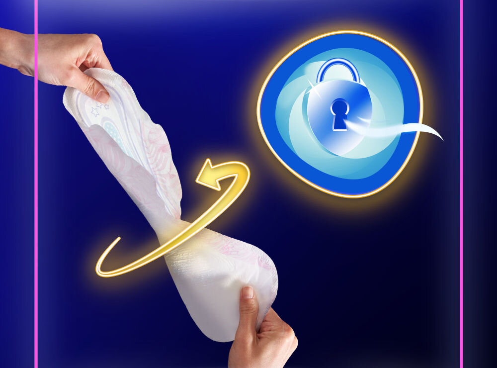 Podpaski ALWAYS Platinum Secure Night Rozmiar 4 (20 sztuk) dzień noc grubość