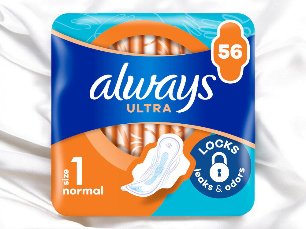 Podpaski ALWAYS Ultra Day Normal Rozmiar 1 (56 sztuk)