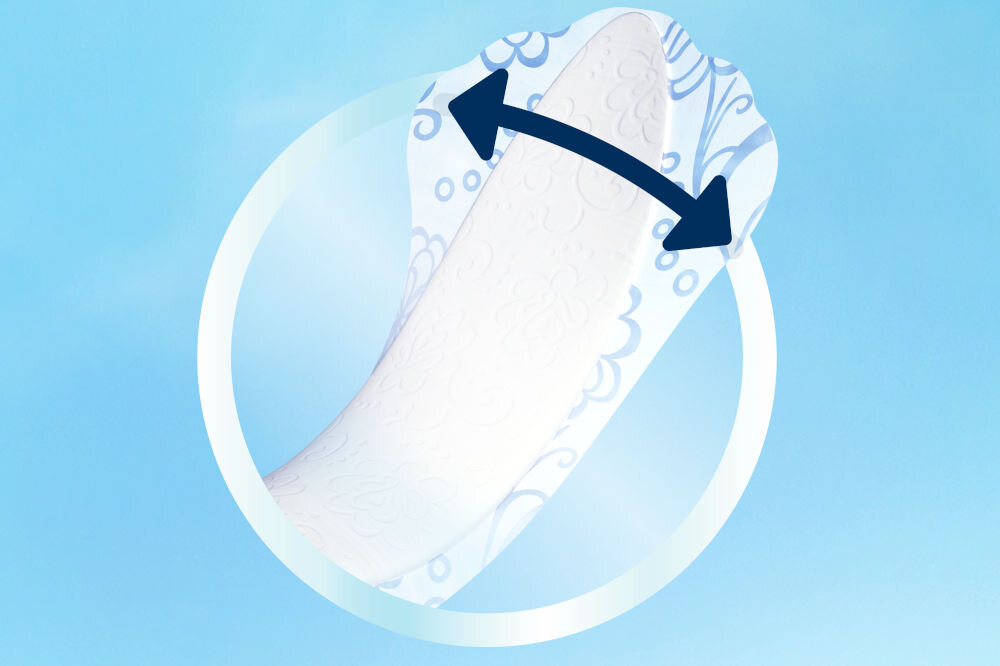 Wkładki higieniczne DISCREET Multiform Waterlily Normal (100 szt.) mniej niż 1 mm klej