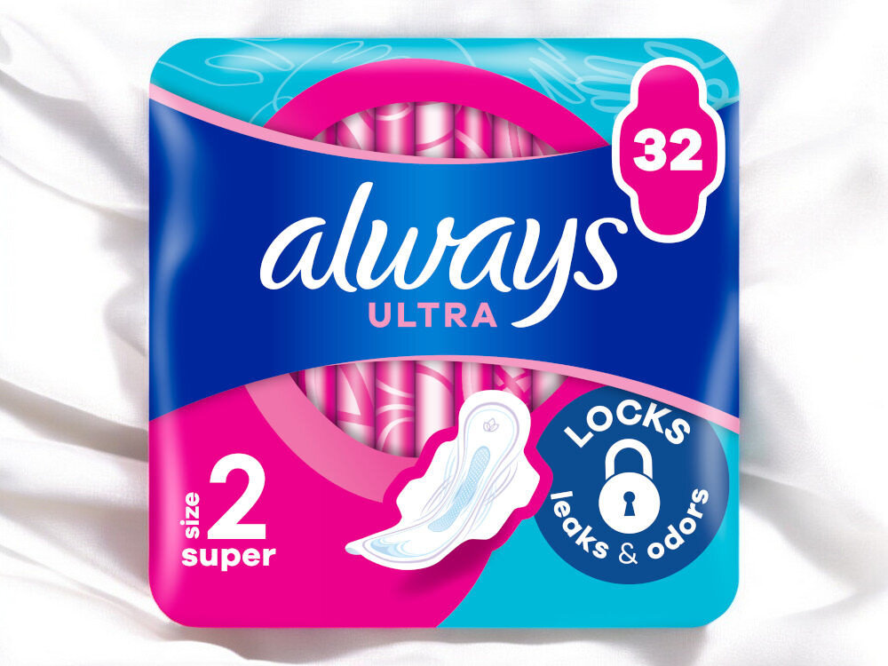 Podpaski ALWAYS Ultra Super Rozmiar 2 (32 sztuki)