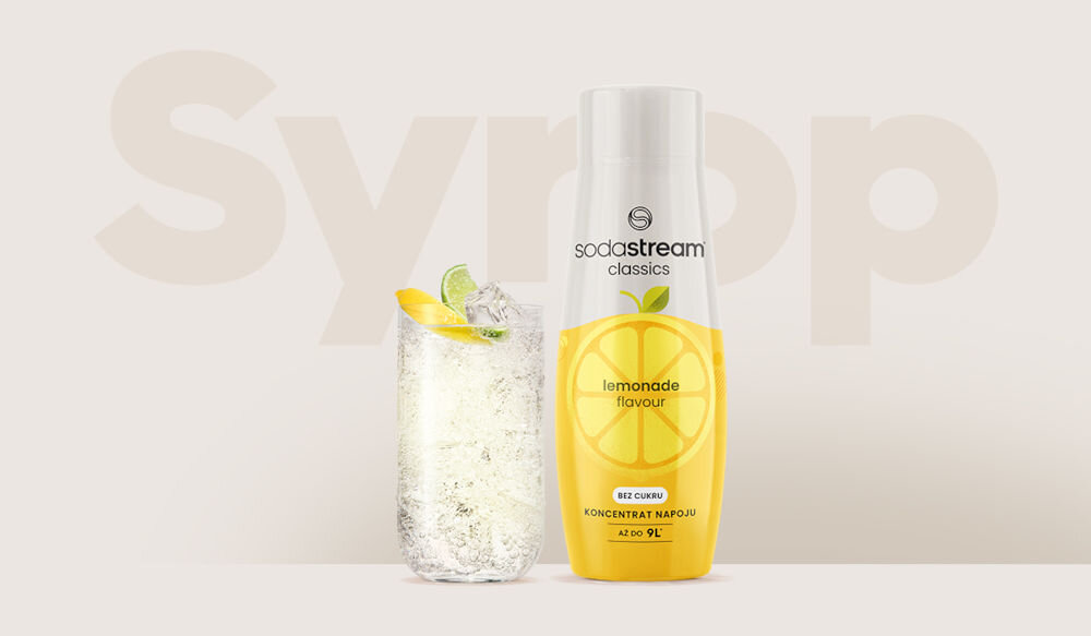Syrop SODASTREAM Lemon Bez cukru 440 ml pyszne napoje z sodastream