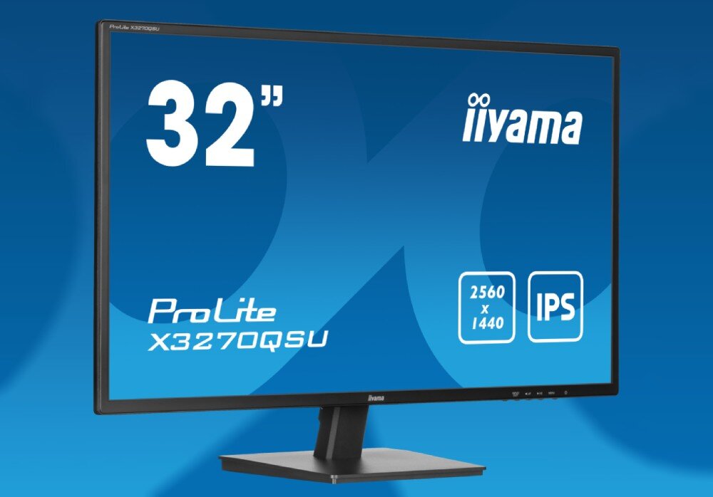 Monitor IIYAMA ProLite X3270QSU-B1 31.5 2560x1440px IPS 100Hz 3 ms [GTG] opis