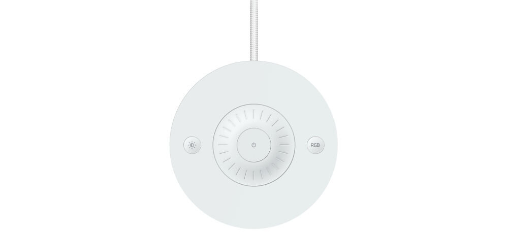 Lampa RAZER Aether Smart Lamp Pro Regulacja jasności, Wi-Fi, Bluetooth prezentacja panelu dotykowego na białym tle wybór efektu świetlnego dopasowanie do preferencji przejrzyste menu szybka reakcja na dotyk wygodna obsługa