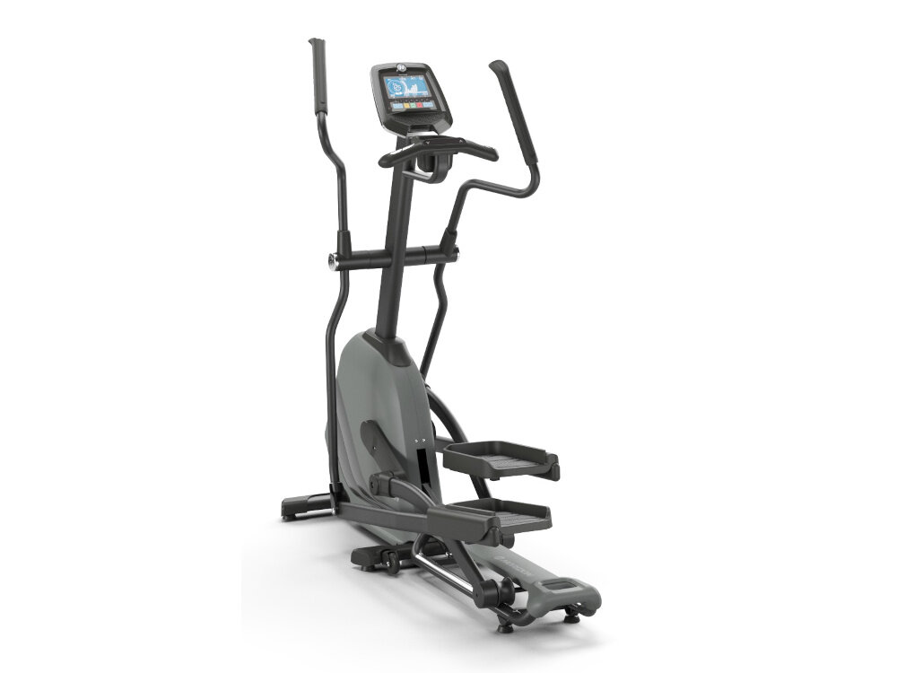 Orbitrek eliptyczny HORIZON FITNESS Andes 7.1 uchwyt na recznik bidon butelke glosniki Sonic Surround pomiar pulsu reczne czujniki pulsu