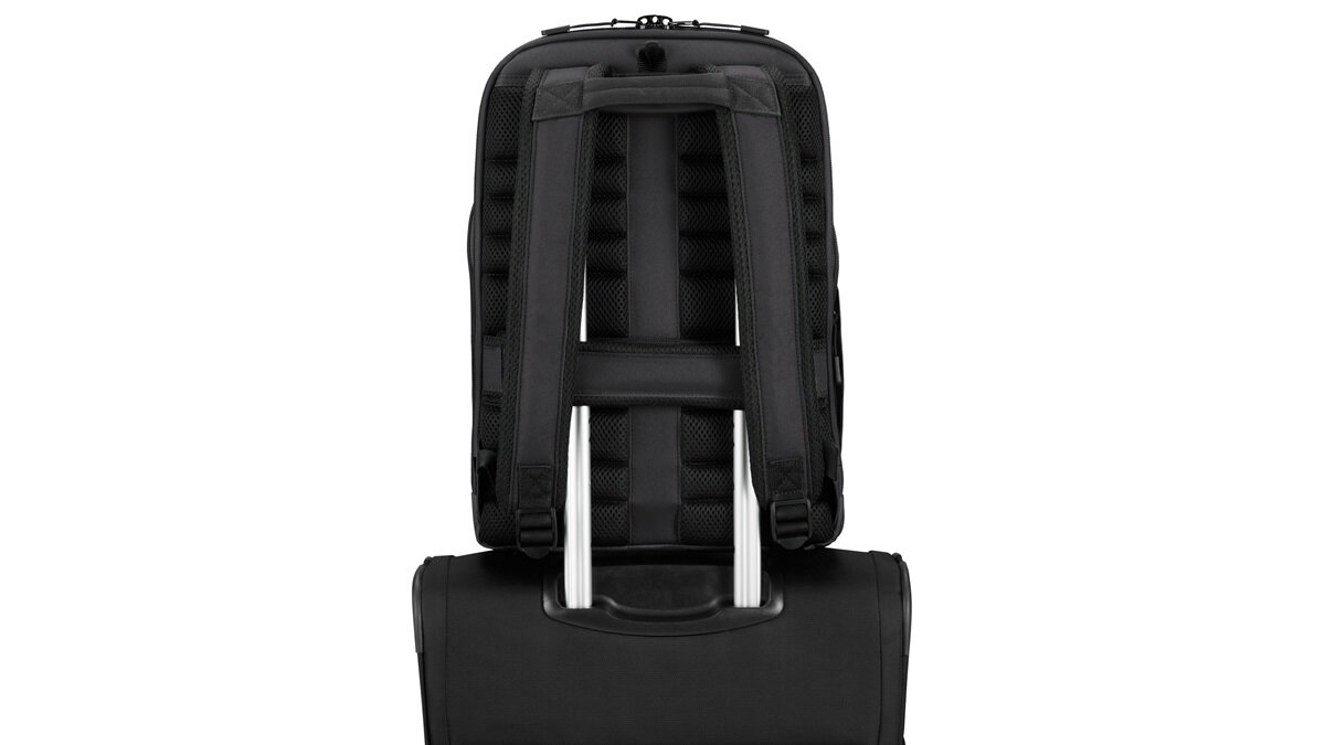 zdjęcie plecaka do laptopa samsonite Stackd biz black 14.1