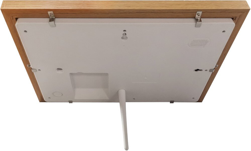 Ramka cyfrowa DENVER Frameo 15.6 PFF-1543LW Jasno-brązowy funkcje regulacja głośnik muzyka