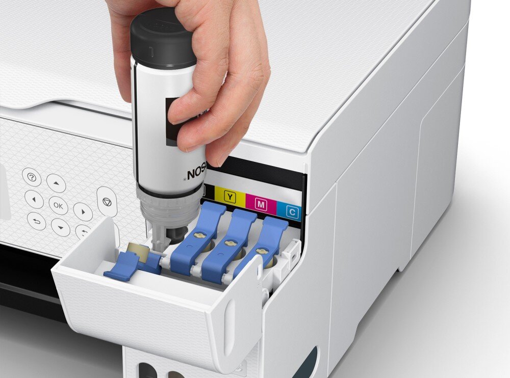 Urządzenie wielofunkcyjne EPSON EcoTank L3286 Druk w kolorze, Wi-Fi atrament zbiorniki uzupełnianie blokada