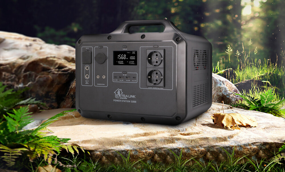Stacja zasilania EXTRALINK Power Ranger EPS-S2000F 2240 Wh LiFePO4 dodatkowe zasilanie mobilnosc energia