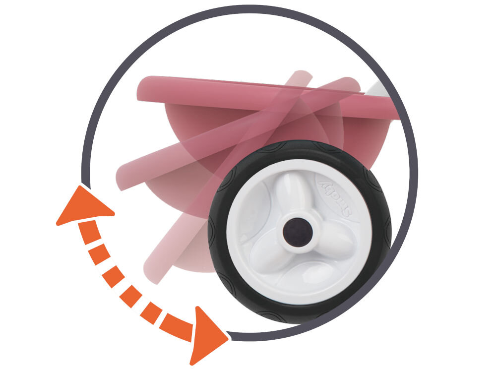 Rowerek trójkołowy SMOBY Be Move Komfort bagażnik wywrotka