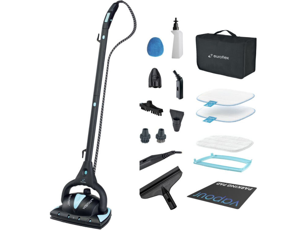 Mop parowy wielofunkcyjny EUROFLEX Vapour M4S elementy zestaw