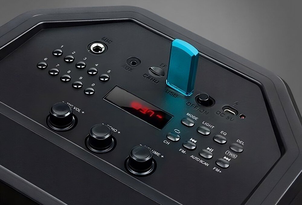 Głośnik mobilny SVEN PS-670 Czarny łączność Bluetooth AUX karta pamięci odtwarzanie źródła radio TWS