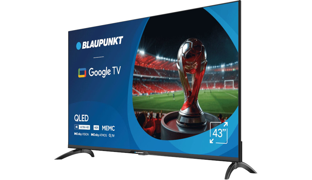 Telewizor BLAUPUNKT 43QBG7000S - Doskonały kontrast