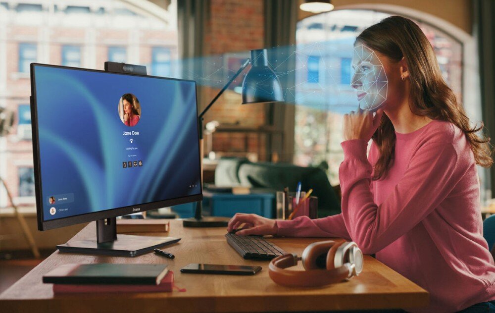 Monitor IIYAMA ProLite XUB2790QSUH-B1 27 2560x1440px IPS 100Hz 0.4 ms [MPRT] kamera mikrofon Windows Hello rozpoznawanie twarzy