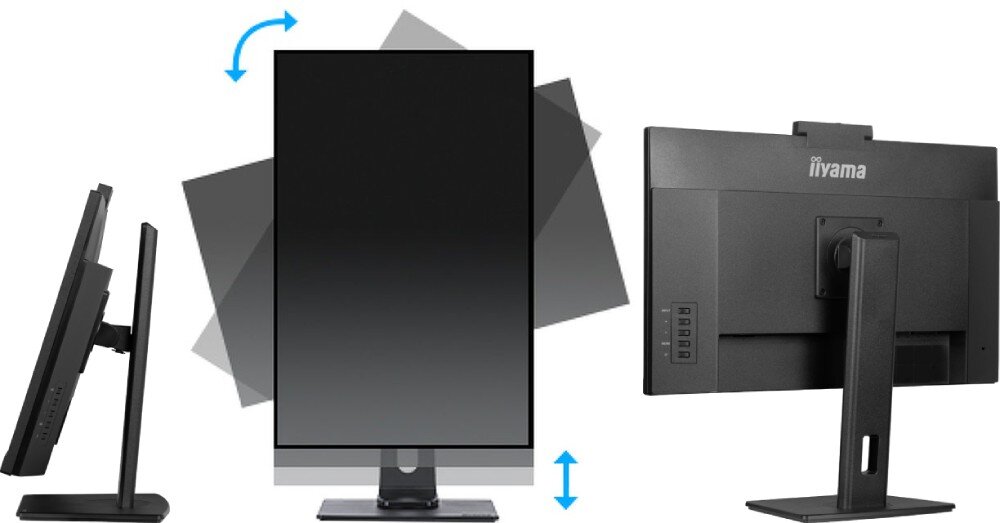 Monitor IIYAMA ProLite XUB2790QSUH-B1 27 2560x1440px IPS 100Hz 0.4 ms [MPRT] podstawa regulacja ergonomia