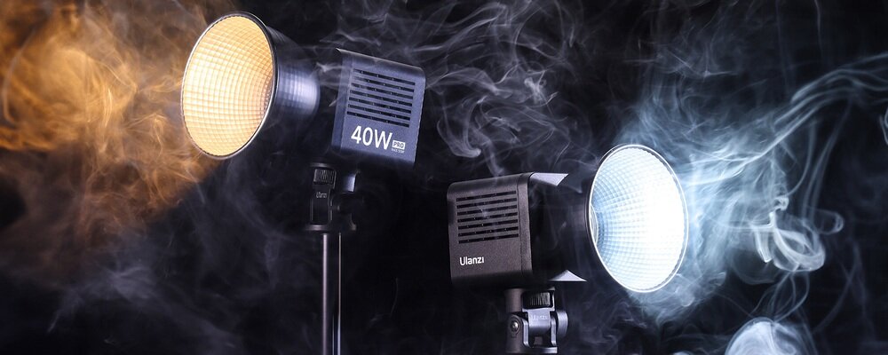 Lampa Ulanzi L23 Pro praca z ciepłym oraz zimnym światłem