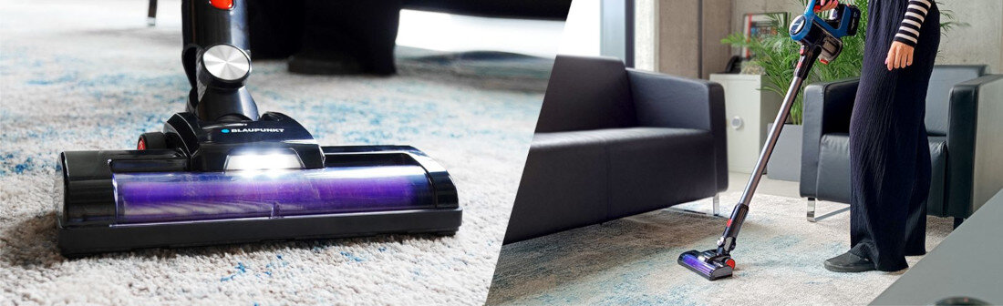 Odkurzacz BLAUPUNKT VC6010 wygodna konstrukcja rozmiar wymiary waga cichy silnik bezszczotkowy napięcie akumulator pojemność czas pracy bezszczotkowy silnik DC moc system filtracji cyklonowej kurz zanieczyszczenia alergeny