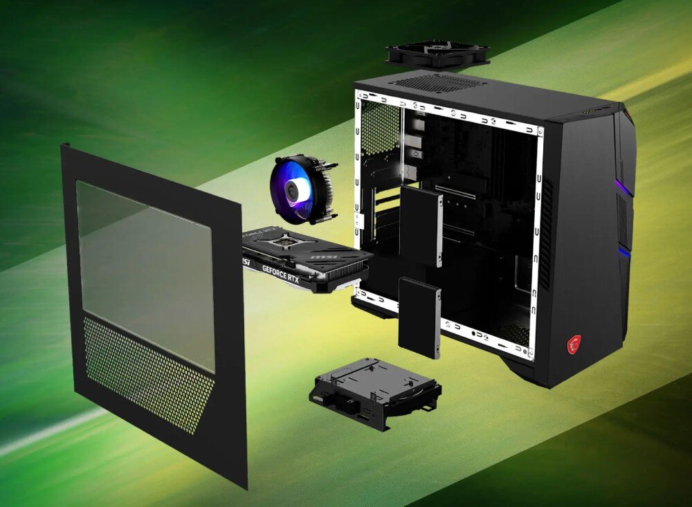 Komputer MSI MAG Codex 6 14NUC7-050EU i7-14700F 16GB RAM 1TB SSD GeForce RTX4060 Wi-Fi Windows 11 Home rozbudowa modernizacja