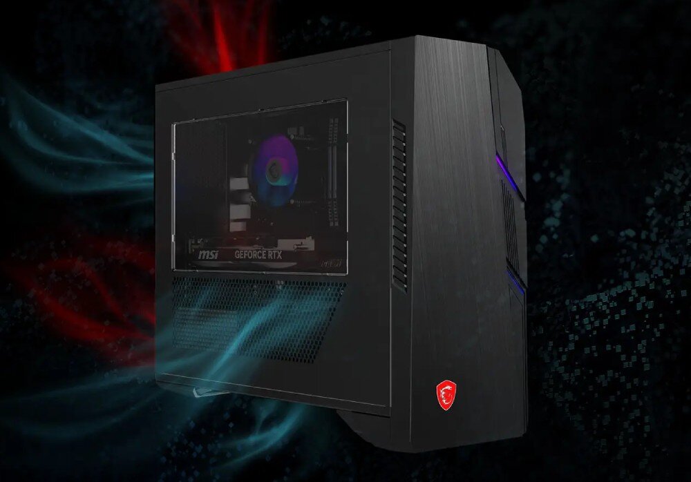 Komputer MSI MAG Codex 6 14NUC7-050EU i7-14700F 16GB RAM 1TB SSD GeForce RTX4060 Wi-Fi Windows 11 Home chłodzenie wentylacja algorytmy Frozr AI