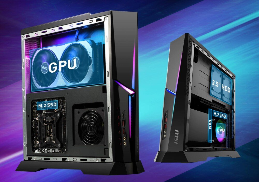 Komputer MSI MPG Trident AS 14NUE7-667EU i7-14700F 16GB RAM 1TB SSD GeForce RTX4070 Super Wi-Fi Windows 11 Home modernizacja rozbudowa dostęp