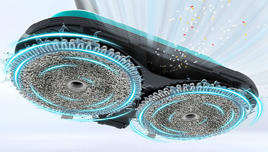 Odkurzacz BOSCH Unlimited 7 Prohygienic Aqua BCS712HYG5 Aktywne mopowanie czyszczenie na mokro automatyczne dozowanie wody funkcja Boost