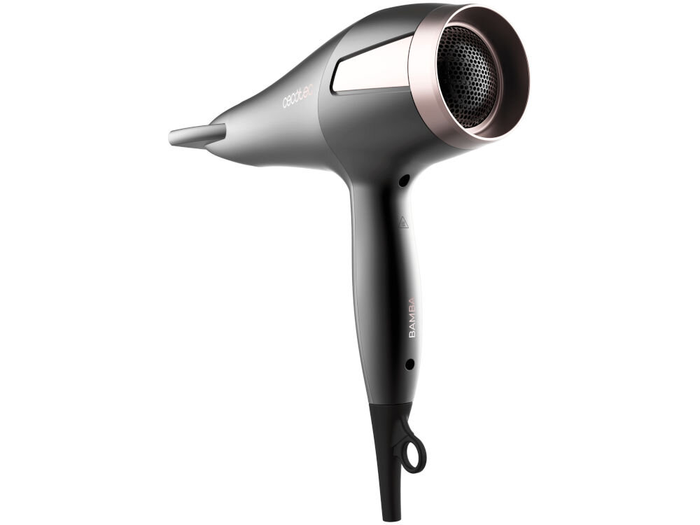 Suszarka CECOTEC Bamba IoniCare Elegance 2400W potężny silnik moc 2400 W szybkie efektywne suszenie duża moc silnika równomierne intensywne wydmuchiwanie powietrza zdrowy zadbany wygląd włosów codzienna stylizacja