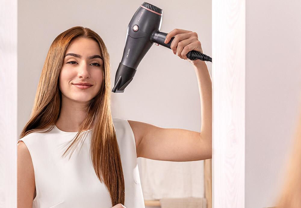 Suszarka CECOTEC Bamba IoniCare Harmony 2600W funkcja Pro style poprawa uszczelnienia łusek włosów gładkie błyszczące włosy zdrowe pięknie prezentujące się włosy