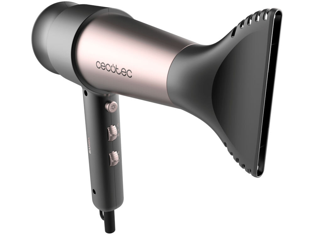 Suszarka CECOTEC Bamba IoniCare RockStar Retro 2000W funkcjonalnośćklasyczny styl cyfrowy silnik bezszczotkowy moc 2000 W prędkość obrotowa 110 000 obrotów na minutę efektywne suszenie włosów jakość styl 
