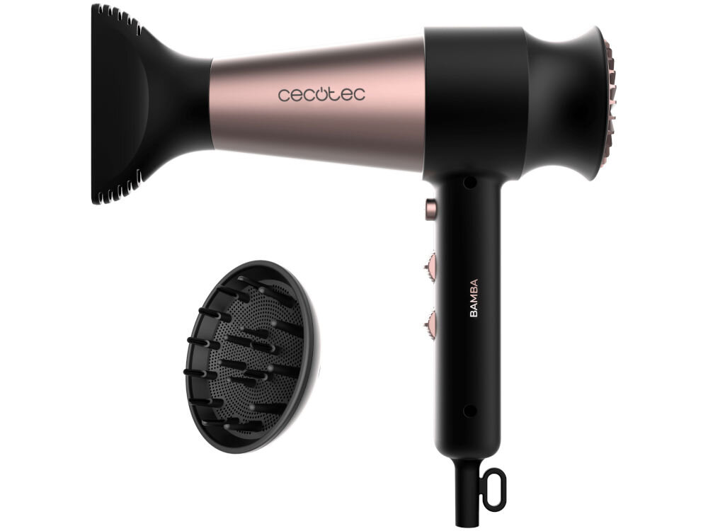 Suszarka CECOTEC Bamba IoniCare RockStar Retro 2000W koncentrator dyfuzor dokumentacja