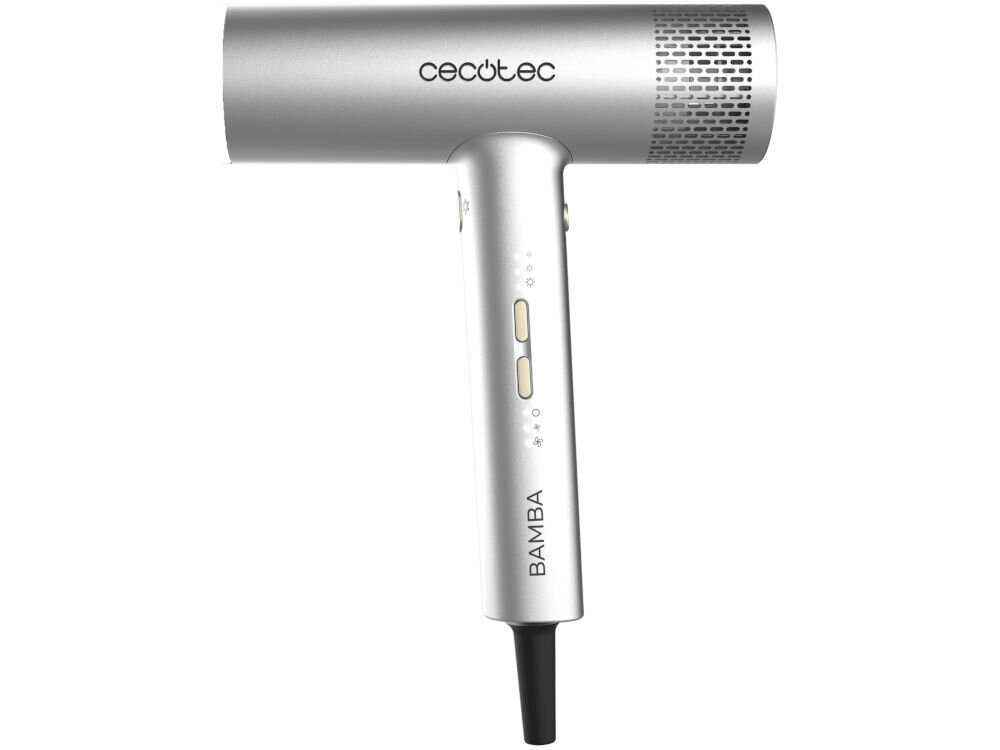 Suszarka CECOTEC Bamba IoniCare RockStar Aluminium 2000W wydajność wyjątkowy design korpus wykonany z aluminium estetyczny wygląd wyjątkowa trwałość odporna na uszkodzenia do codziennego uzytku eleganckie akcesorium