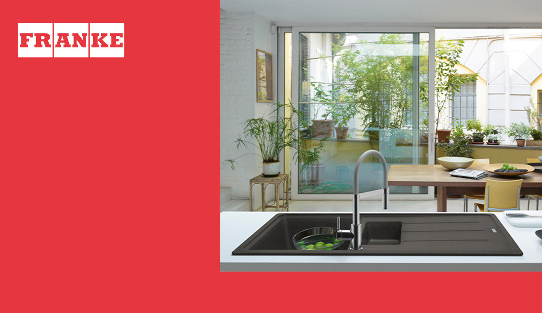 Zlewozmywak FRANKE Basis BFG 651-97 114.0716.320 Łupkowy szary wygląd design tło prezentacja wizualizacja