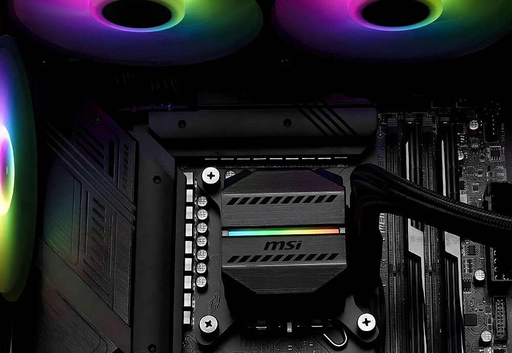 Komputer MAD DOG PBM FORGE112-I04WR32 i5-14400F 32GB RAM 1TB SSD GeForce RTX4060 Windows 11 Home chłodzenie wodne temperatura chłodnica pompa podświetlenie