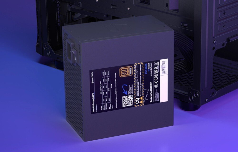 Komputer MAD DOG ENDORFY500ARGB-I11WR16 i7-12700F 16GB RAM 1TB SSD GeForce RTX4060Ti Windows 11 Home zasilacz moc sprawność certyfikat zabezpieczenia