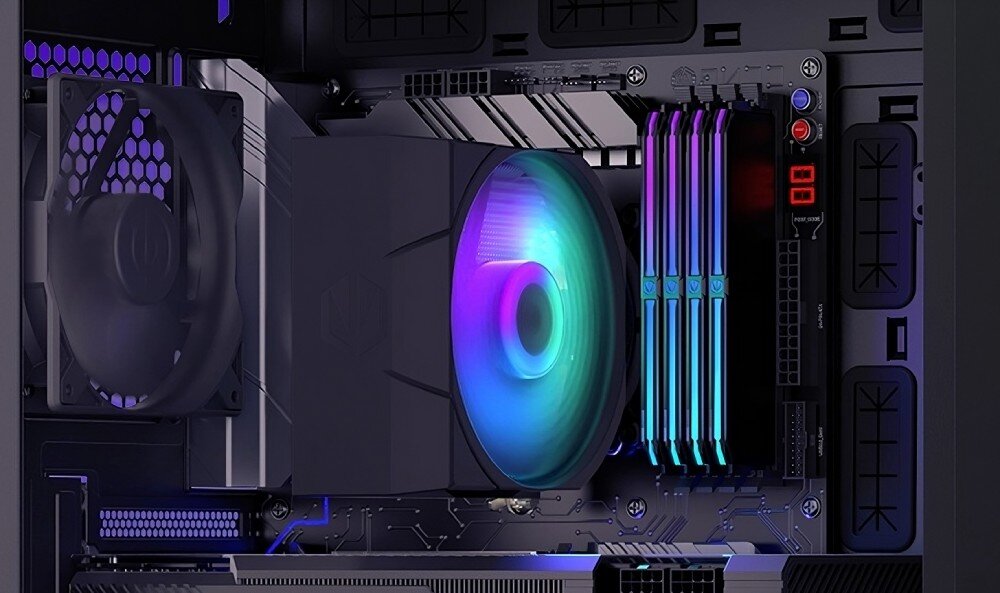 Komputer MAD DOG ENDORFY500ARGB-I10DR32 i5-14500 32GB RAM 1TB SSD GeForce RTX4060 chłodzenie temperatura radiator