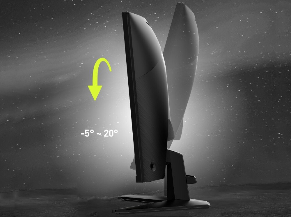 Monitor MSI MAG 27C6X 27 1920x1080px 250Hz 1 ms [MPRT] Curved podstawa regulacja nachylenie mocowanie VESA