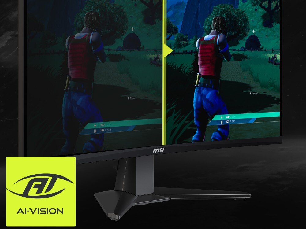 Monitor MSI MAG 27C6X 27 1920x1080px 250Hz 1 ms [MPRT] Curved funkcje AI Vision