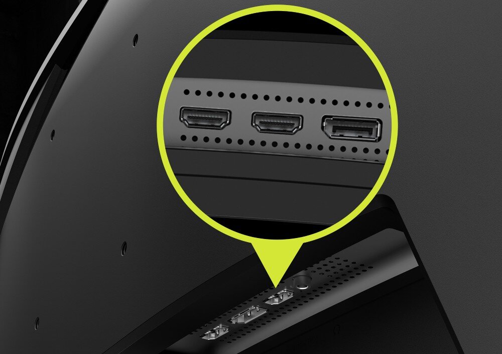 Monitor MSI MAG 27C6X 27 1920x1080px 250Hz 1 ms [MPRT] Curved porty złącza podłączenie gniazda HDCP