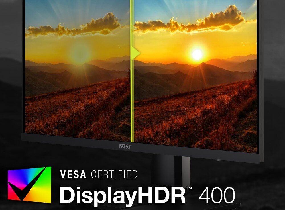 Monitor MSI MAG 274UPF E2 27 3840x2160px IPS 160Hz 0.5 ms [GTG] HDR kontrast jasność