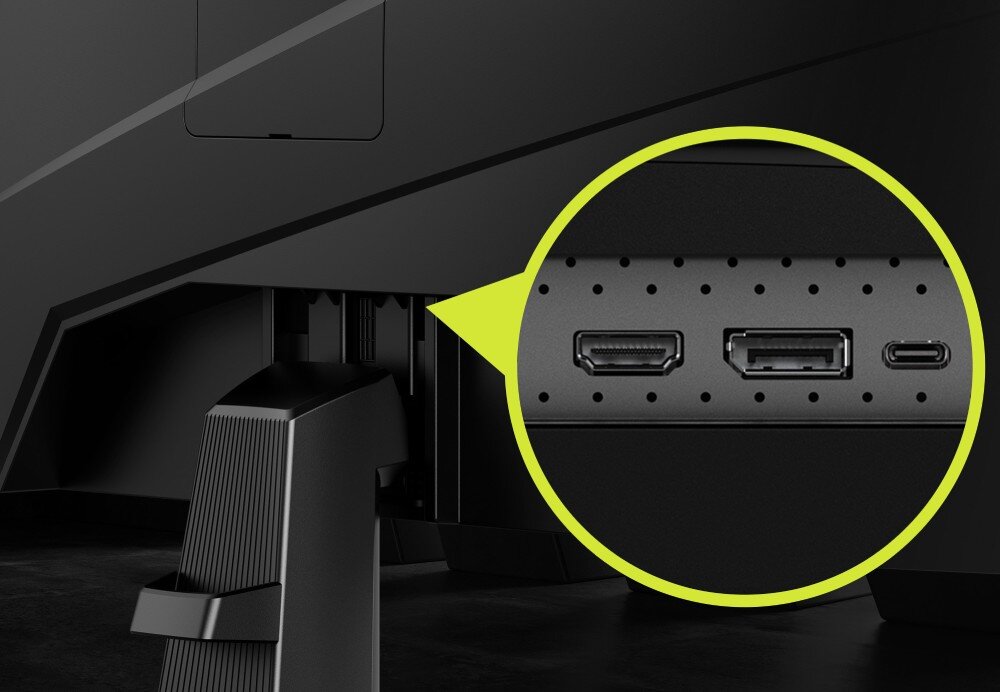 Monitor MSI MAG 274UPF E2 27 3840x2160px IPS 160Hz 0.5 ms [GTG] porty złącza podłączenie