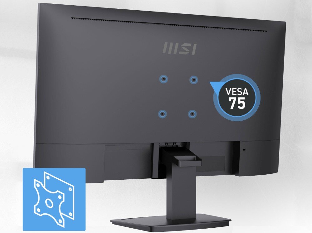 Monitor MSI Pro MP273U 27 3840x2160px IPS 4 ms [GTG] podstawa regulacja nachylenie VESA