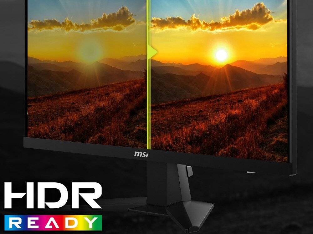 Monitor MSI MAG 256F 24.5 1920x1080px IPS 180Hz 1ms (GTG) HDR kolory pokrycie dokładność