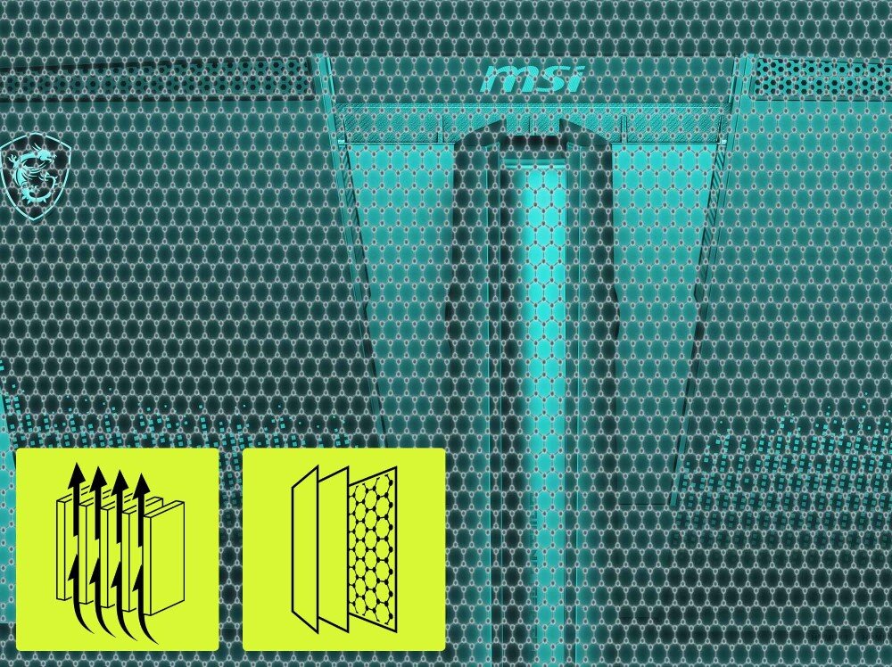 Monitor MSI MAG 271QPX QD-OLED 26.5 2560x1440px 360Hz 0.03 ms [GTG] chłodzenie folia radiator