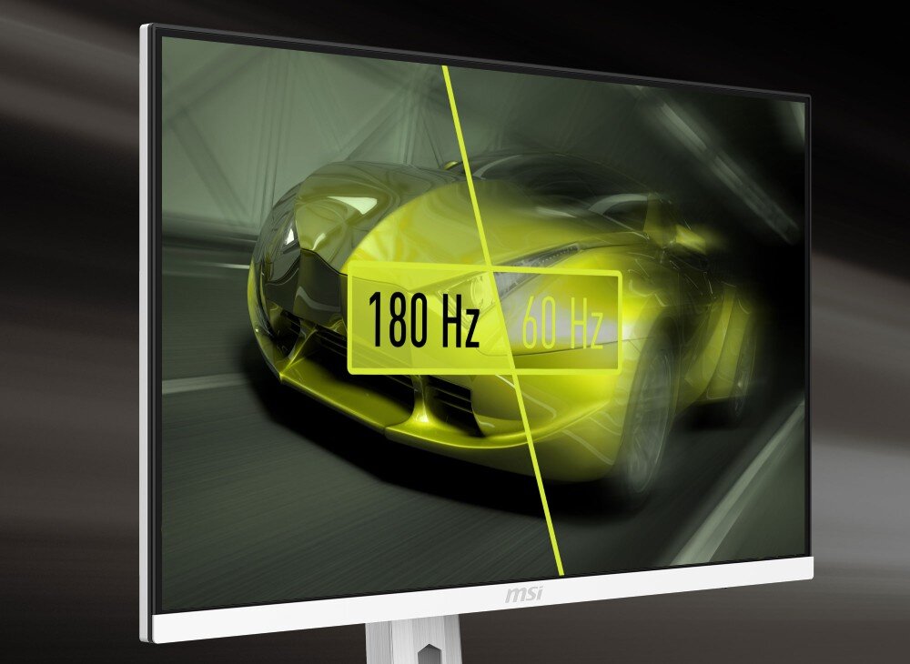 Monitor MSI MAG 274PFW 27 1920x1080px IPS 180Hz 1ms (GTG) odświeżanie czas reakcji synchronizacja Adaptive-Sync