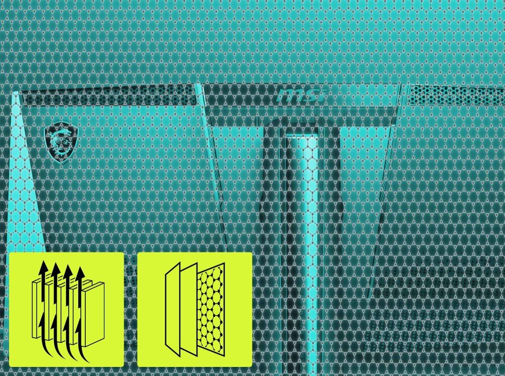 Monitor MSI MAG 321UPX QD-OLED 31.5 3840x2160px 240Hz 0.03 ms [GTG] chłodzenie grafenowa folia radiator standard VESA