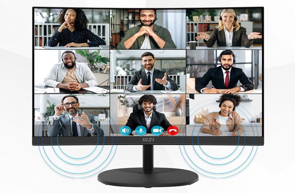 Monitor MSI Pro MP2412C 23.6 1920x1080px 100Hz 1 ms [MPRT] Curved głośniki dźwięk